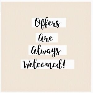 ⭐️ Offers Are ALWAYS Welcomed! ⭐️